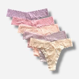 New 5pk medium Unbranded thong panty lot